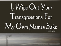 Isaiah 43:25